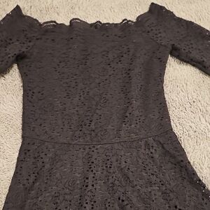 Brand New Elegant Black Lace Dress